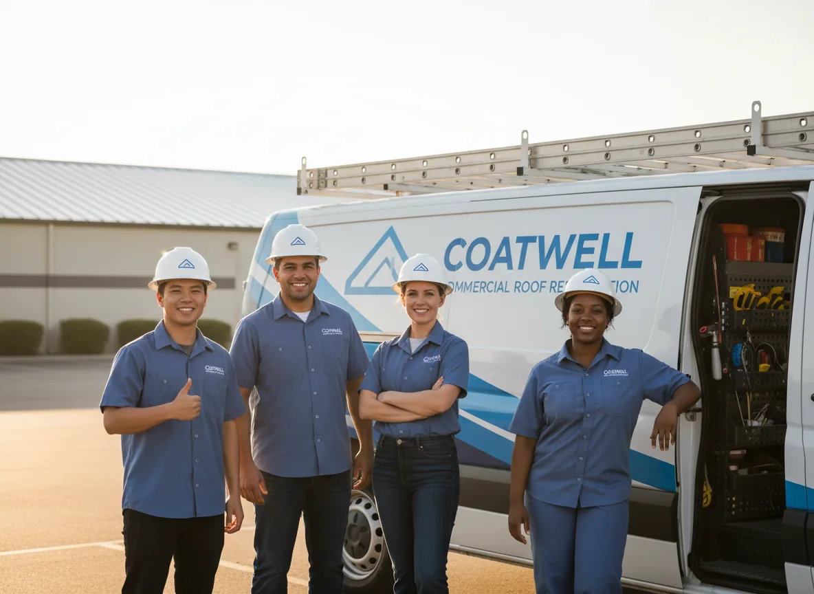Commercial roof coating company in Brashear, TX